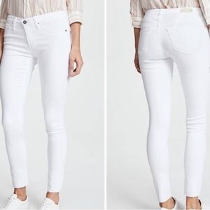 AG White Legging Ankle Super Skinny